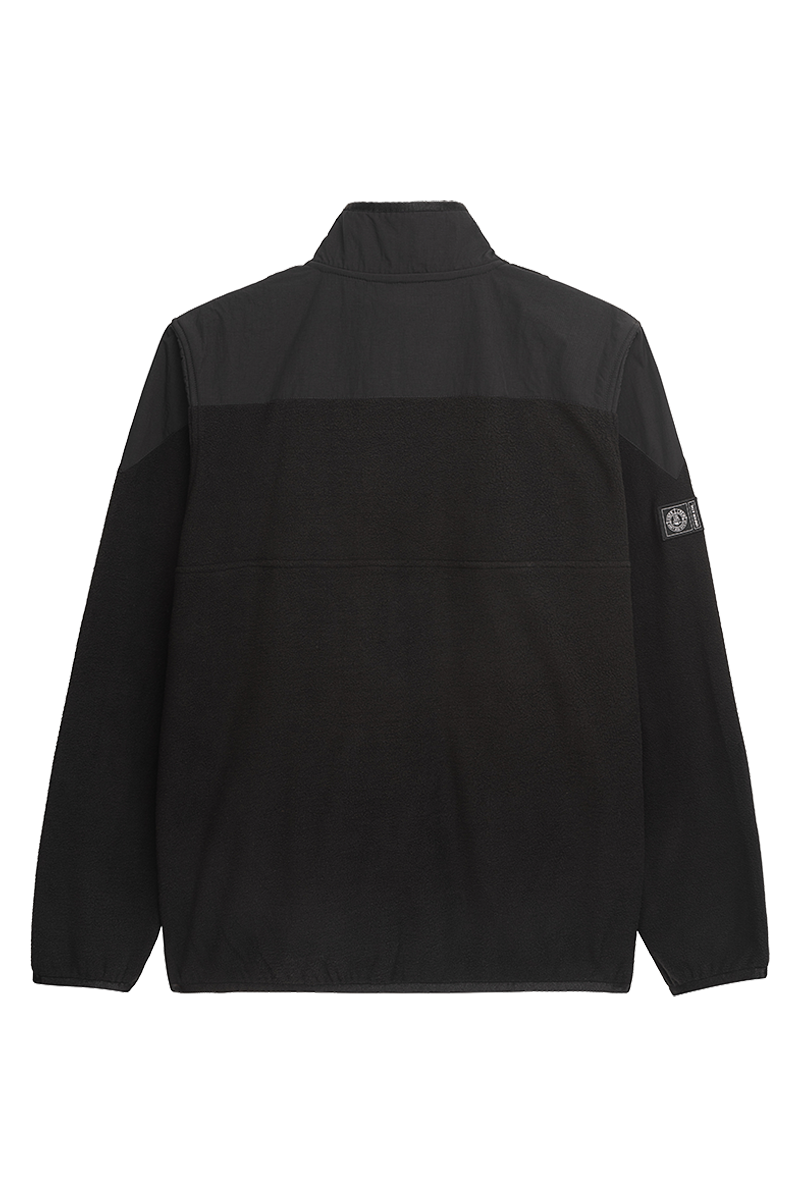 Unfair Athletics Fabric Mix Fleece Jacket Schwarz Rückseite