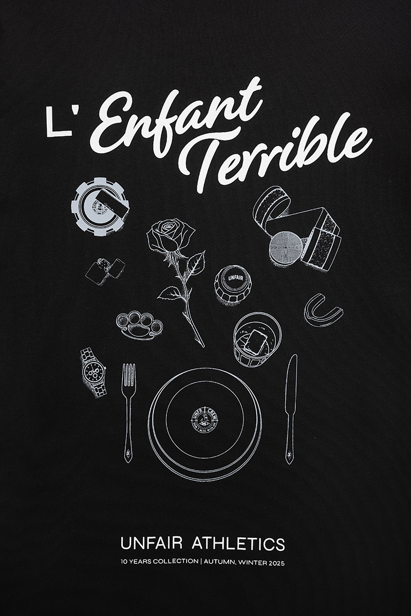 Unfair Athletics ET Dinner T-Shirt Backprint Nahaufnahme