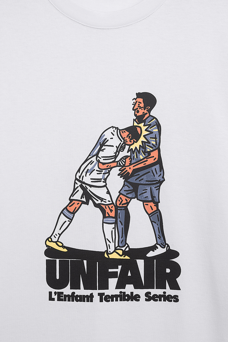Unfair Athletics Headbutt T-Shirt Print Nahaufnahme