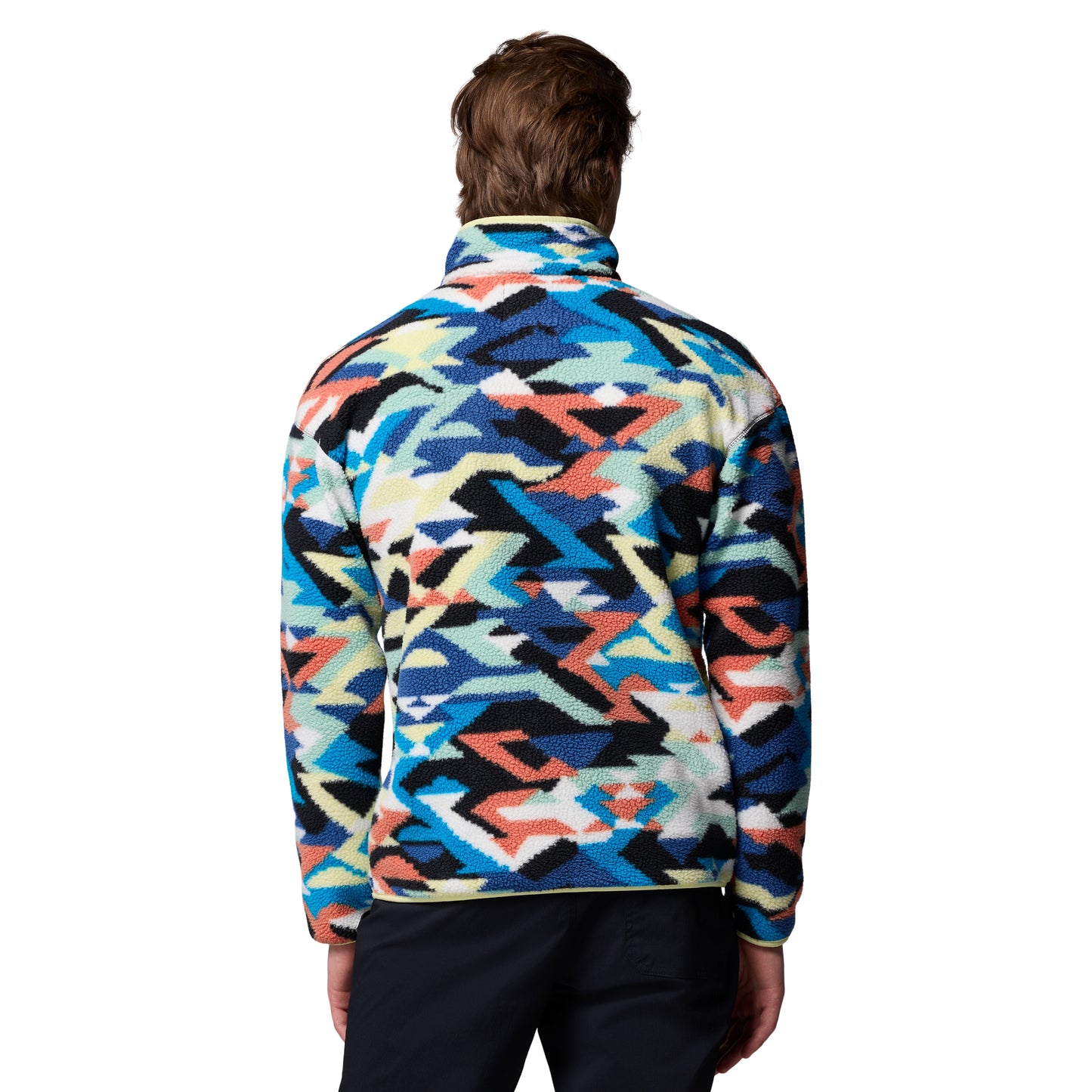 Columbia Helvetia II Printed Half Snap Fleece Blue Rückansicht