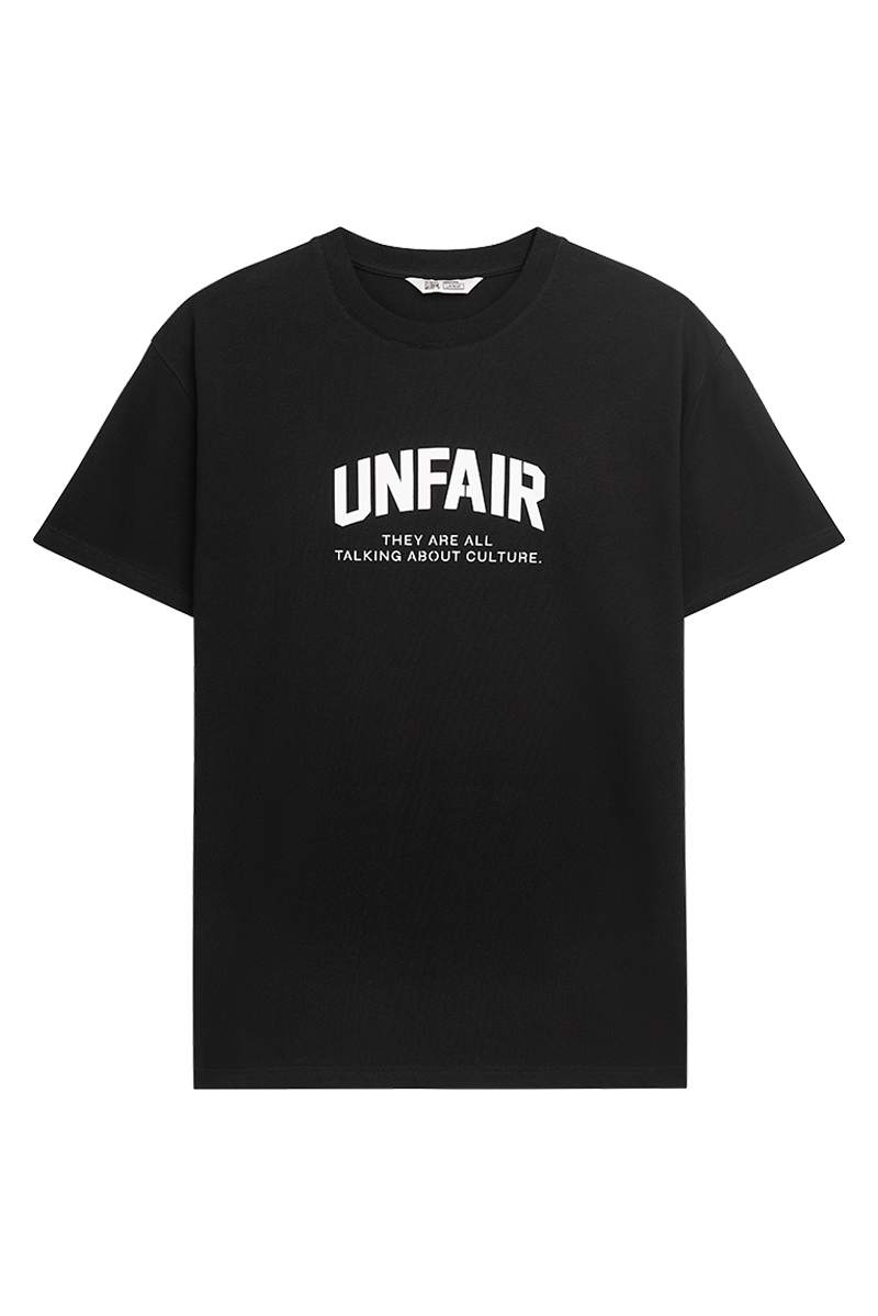 Unfair Athletics TAATAC T-Shirt Schwarz Vorderseite