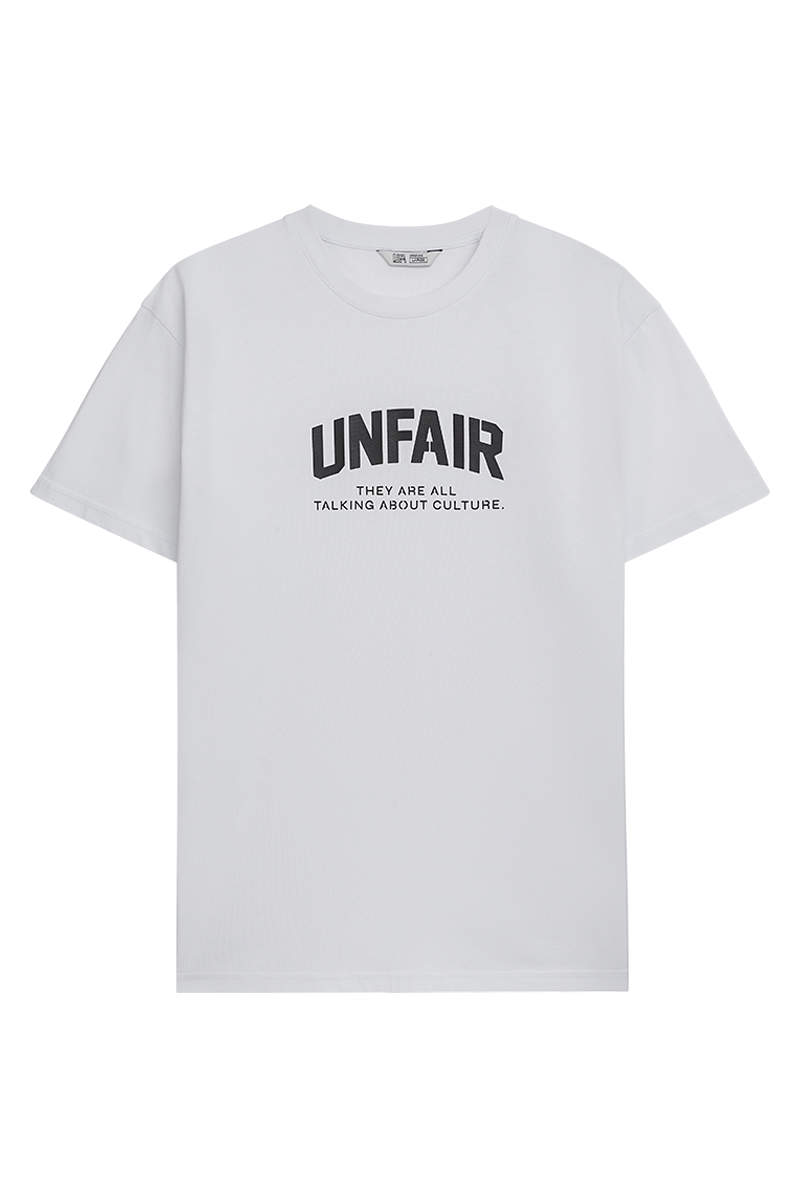 Unfair Athletics TAATAC T-Shirt Weiß Vorderseite
