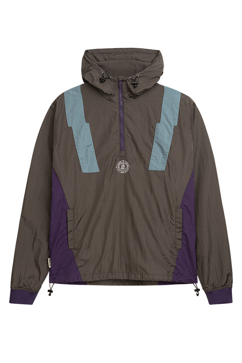 Unfair Athletics DMWU Crushed Nylon Anorak Graphite Vorderseite