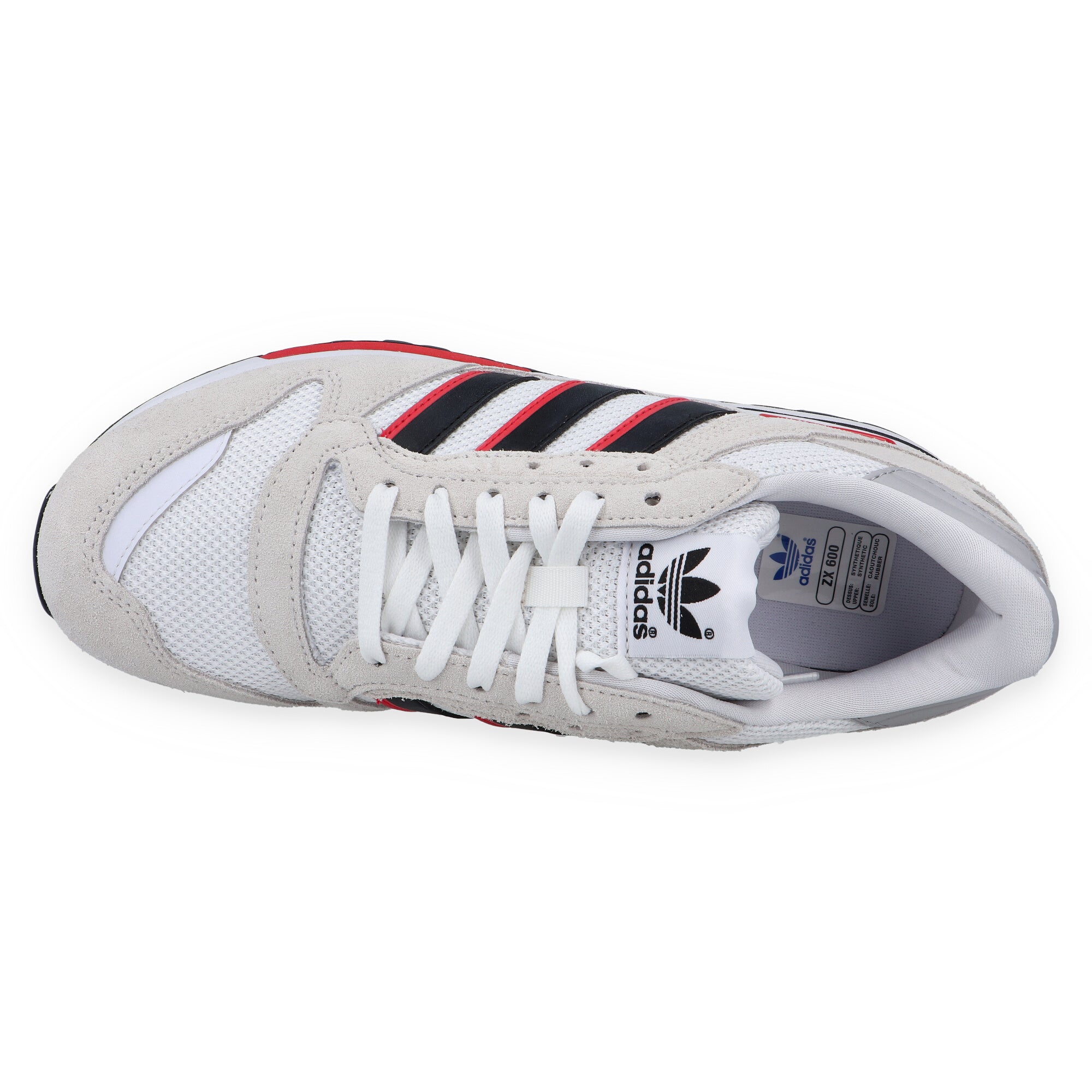 ホワイト　180cm×70 adidas ZX 600 Footwear White | 80er-Klassiker in frischem Weiß