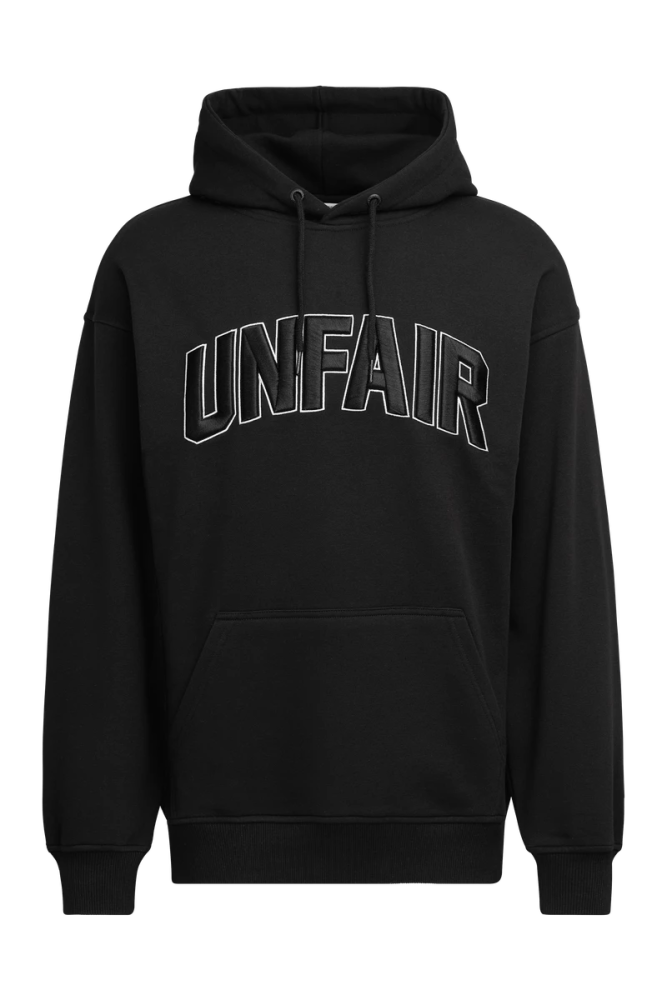 Unfair Athletics Curved 3D Embroidery Hoodie Schwarz Kaufen