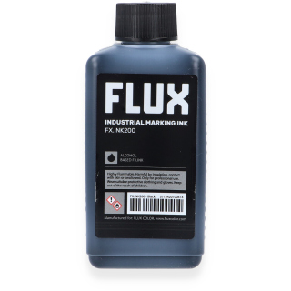 Flux Refill Industrial Marking Ink FX.INK200 - 200ml Black