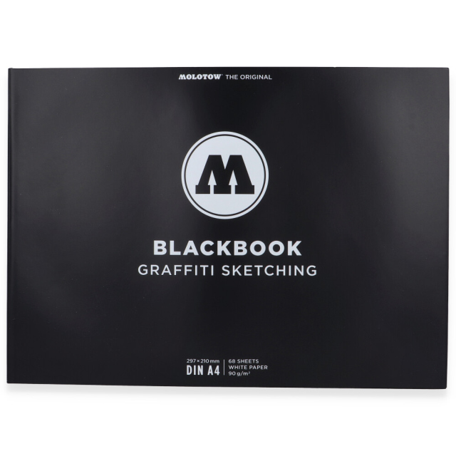 Molotow BLACKBOOK Graffiti Sketching DIN A4 - Querformat