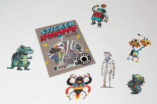 Sticker Bomb Robots - 12 Stück