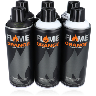 Flame Orange BLACK-WHITE 6er Set