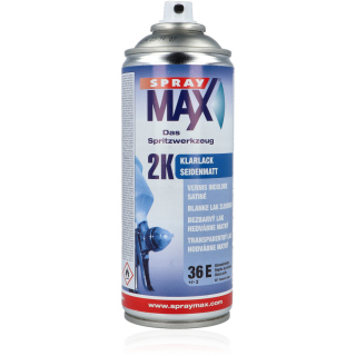 SprayMax 2K Klarlack seidenmatt 400ml
