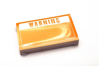 Montana Warning Sticker Pack - Red / Yellow