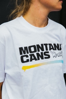 Montana Cans T-Shirt - Typo Logo Underline