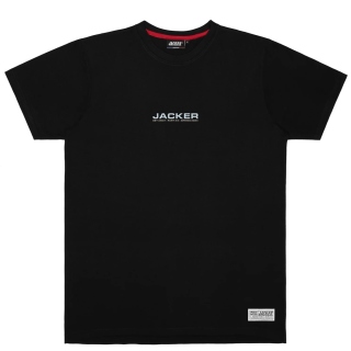 Jacker Passio Garo T-Shirt Schwarz Vorderansicht