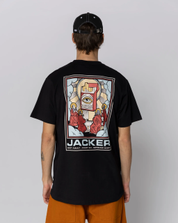 Jacker Passio Garo T-Shirt Schwarz Model Hinteransicht