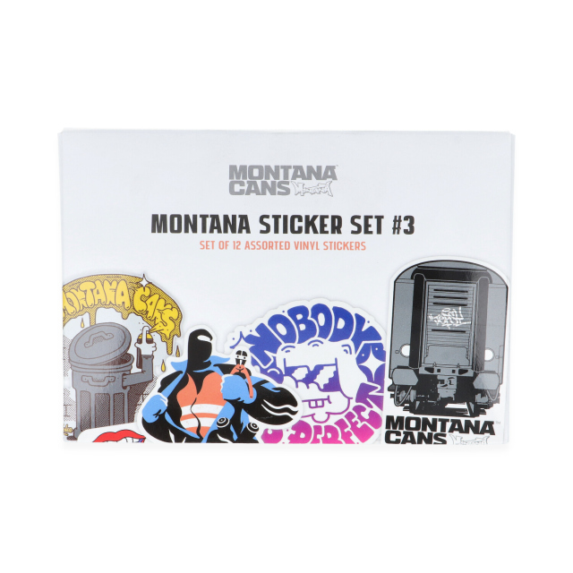 Montana Cans Sticker Set #3 Vorderseite