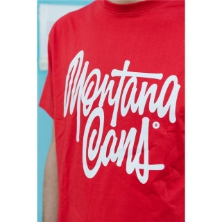 Montana Cans T-SHIRT "TAG BY SHAPIRO" (rot) M
