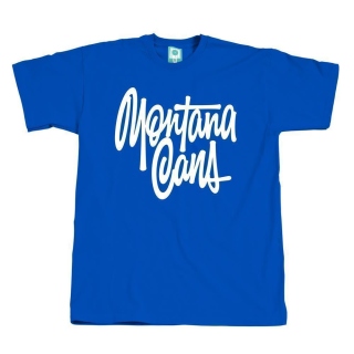 Montana Cans T-SHIRT &quot;TAG BY SHAPIRO&quot; (blau)