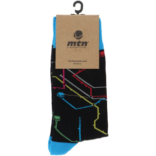 MTN Metro Socken (schwarz)