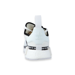 Adidas nmd white writing best sale