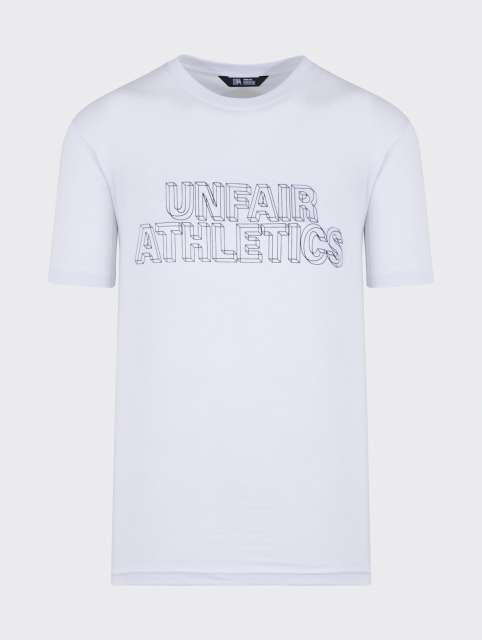 UNFAIR ATHLETICS Typo T-Shirt (white)